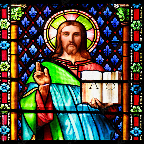 Stained glass window