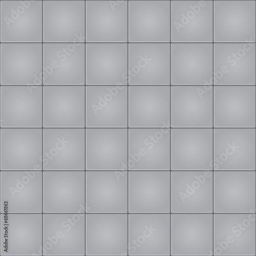 Gray tile seamless pattern background. Vector