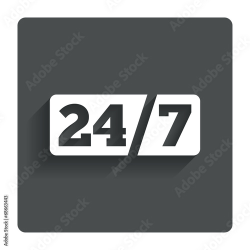 Service and support for customers. 24 hours.