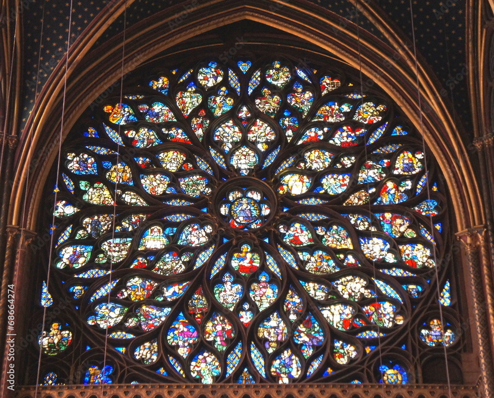 サントシャペル バラ窓 フランス Stock 写真 Adobe Stock