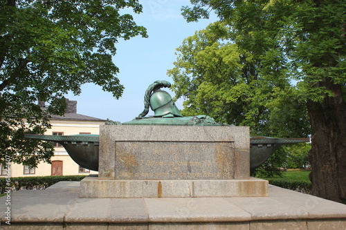 Das Grabmal von Ehrensvärd auf Suomenlinna bei Helsinki