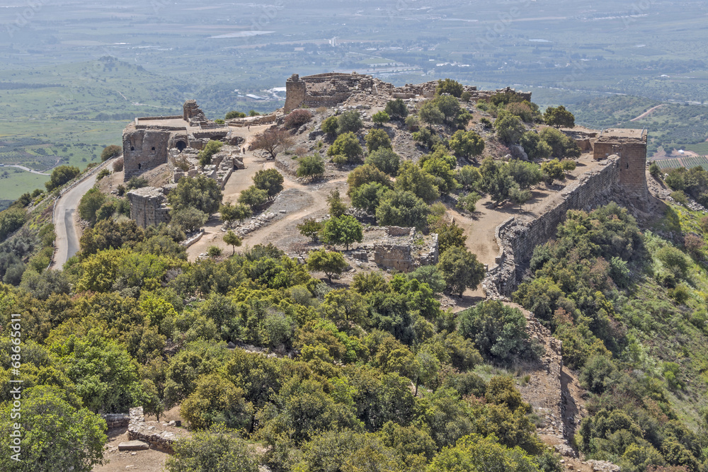Obraz premium Ancient fortress in Israel Nimrod.