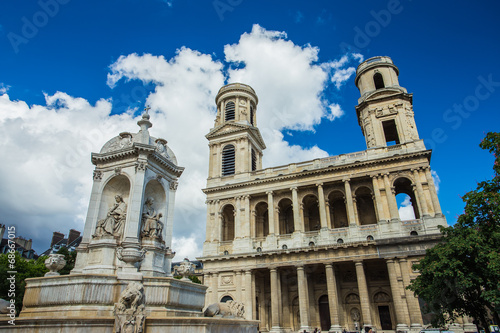 Church of Saint Sulpice in Paris, France