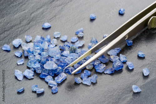 Εκτύπωση καμβά Blue sapphire