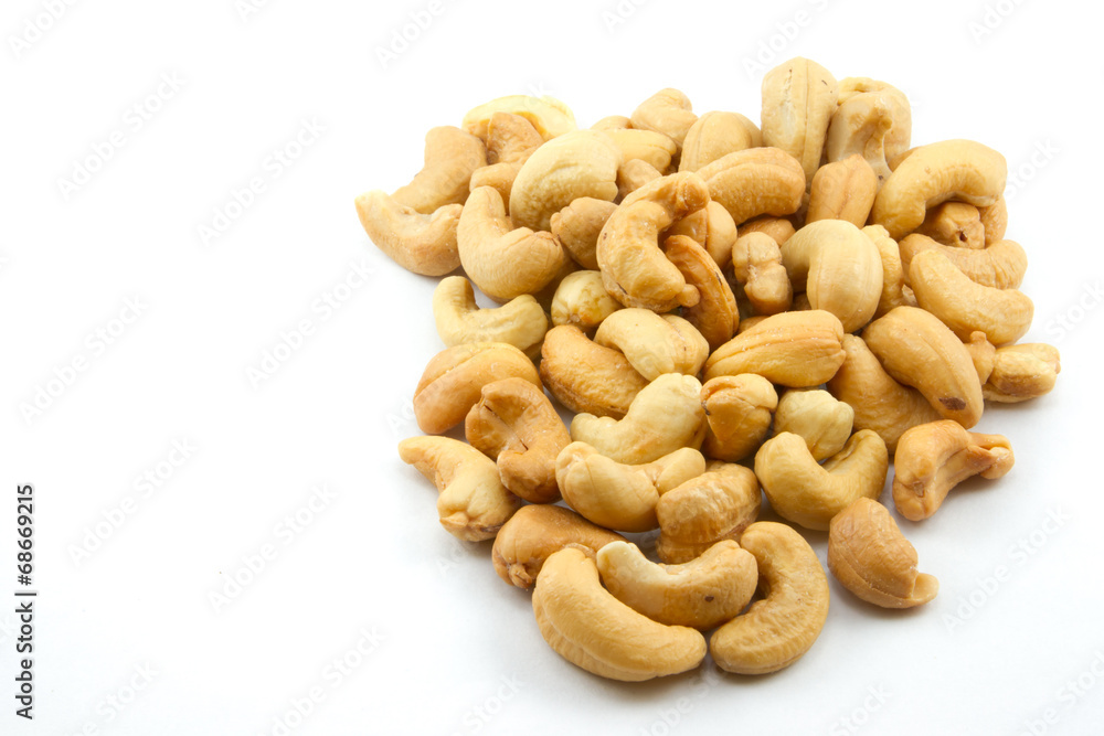 Close up cashew nuts Close up cashew nuts