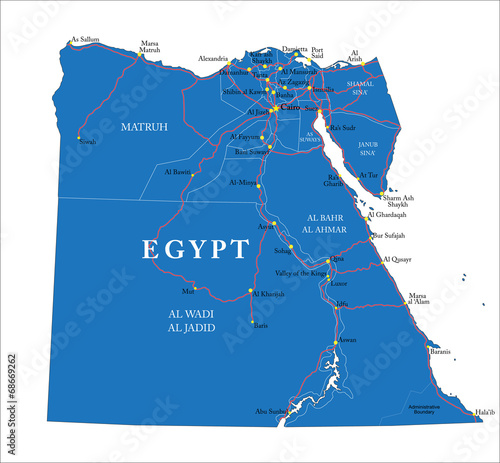 Egypt map