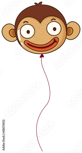 A monkey balloon