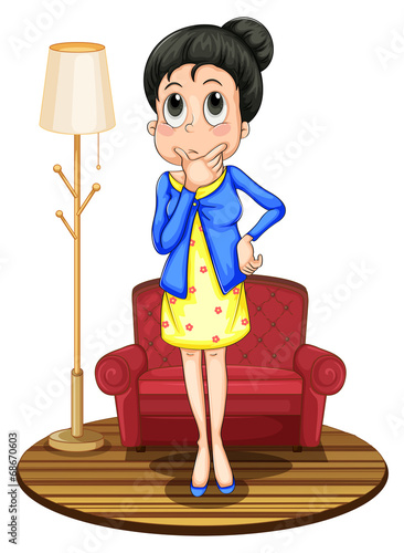 Woman thinking