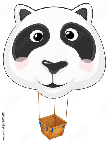 A big panda balloon