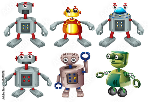 Six robots