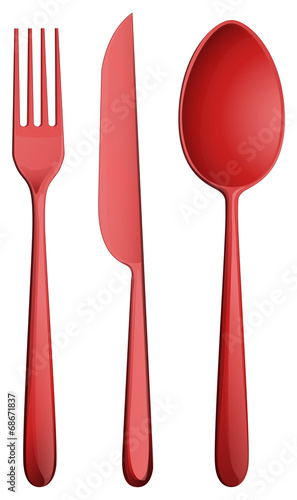 Three kitchen utensils