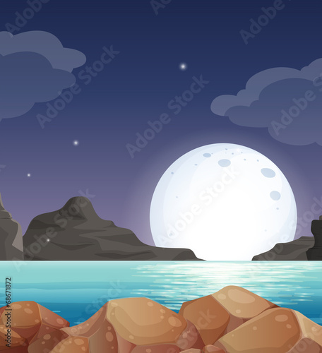 Moon landscape
