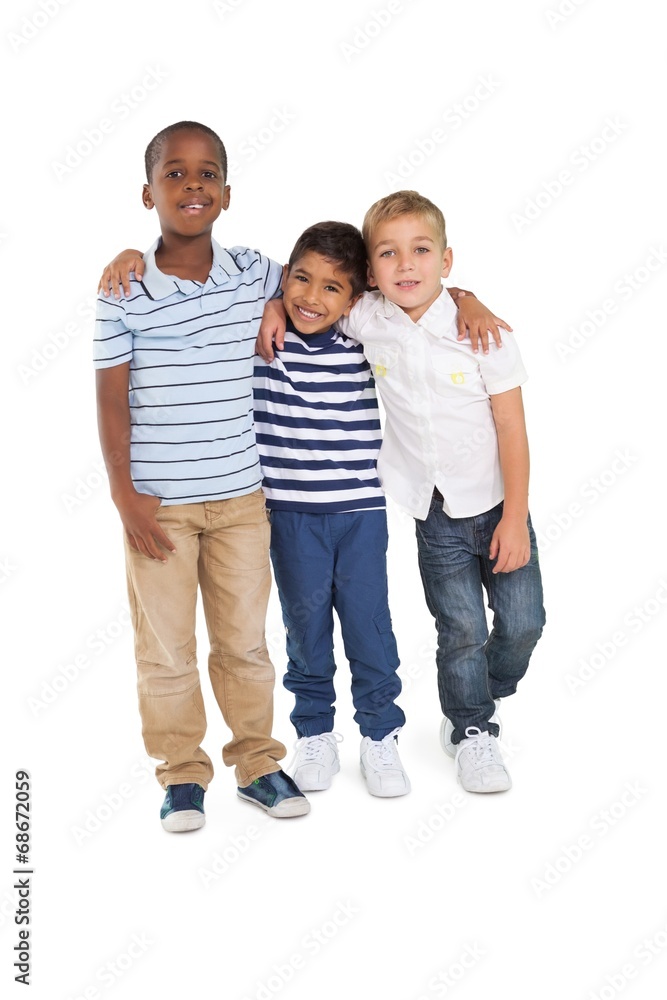 Obraz premium Cute children smiling at camera