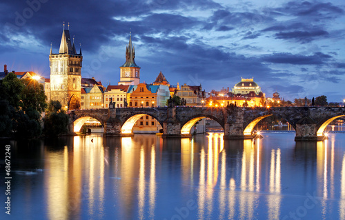 Plakat Most Karola w Czeskiej Pradze