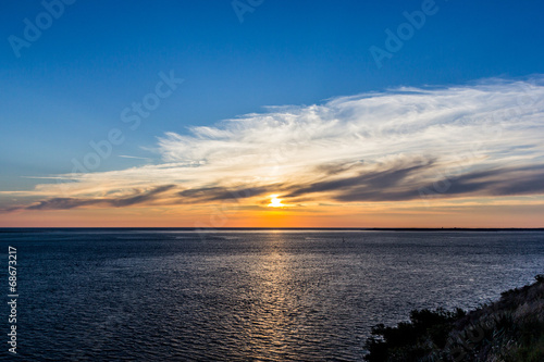 Coucher de soleil sur Bassin d'Arcachon © Gerald Villena