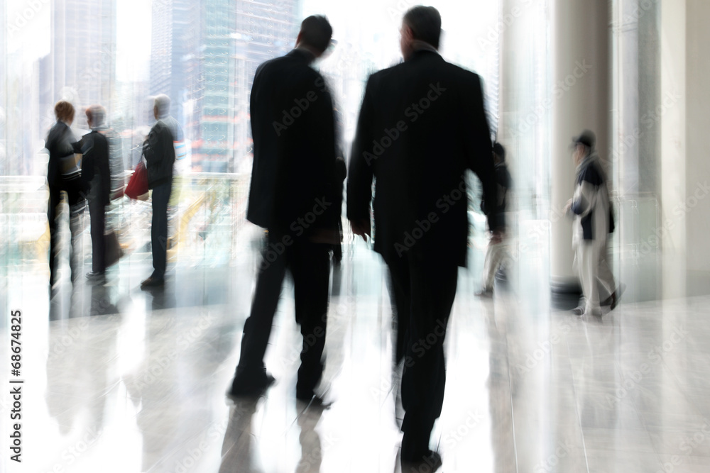 Fototapeta premium group of people in the lobby business center