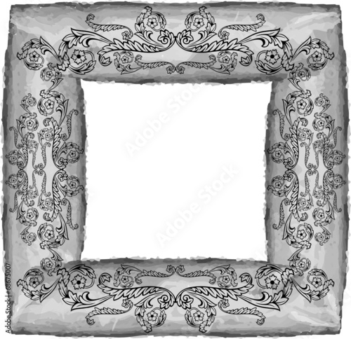 Frame with ornament