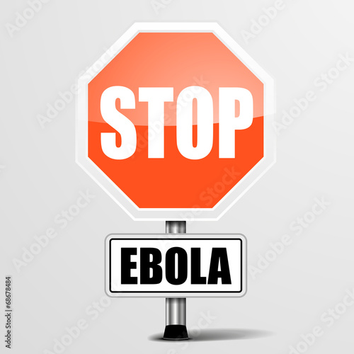 RoadSign Stop Ebola
