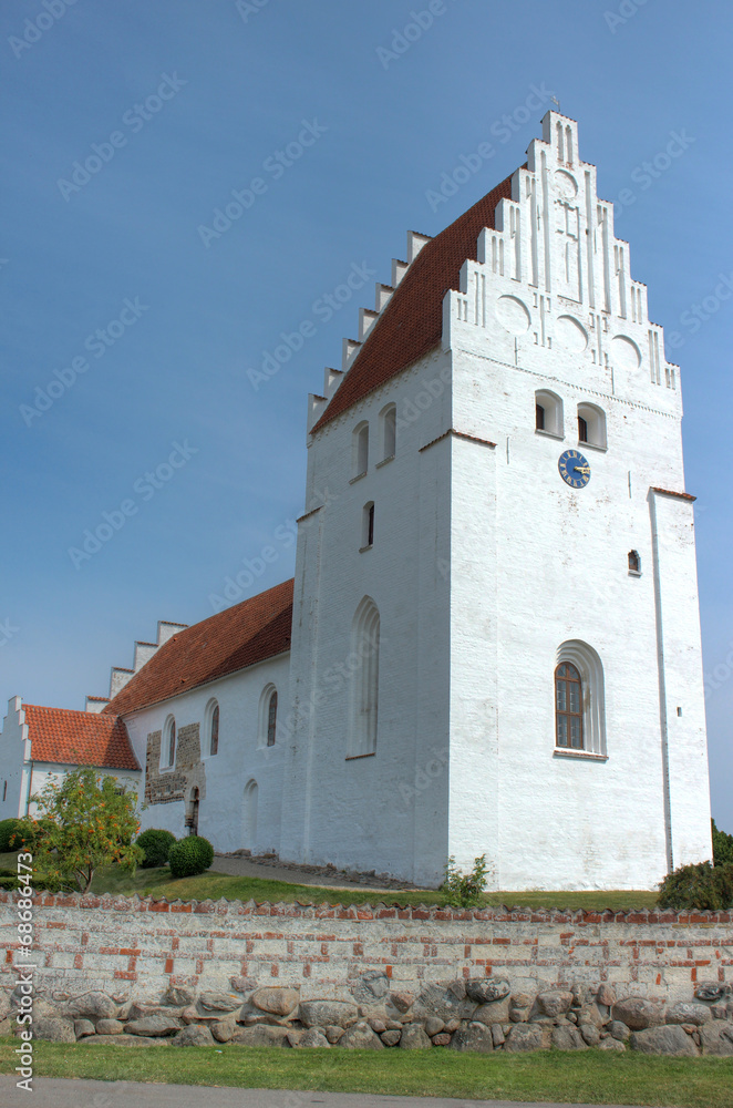 Elmelunde kirke Møn  Danmark (Kirche in Elmelunde Dänemark)