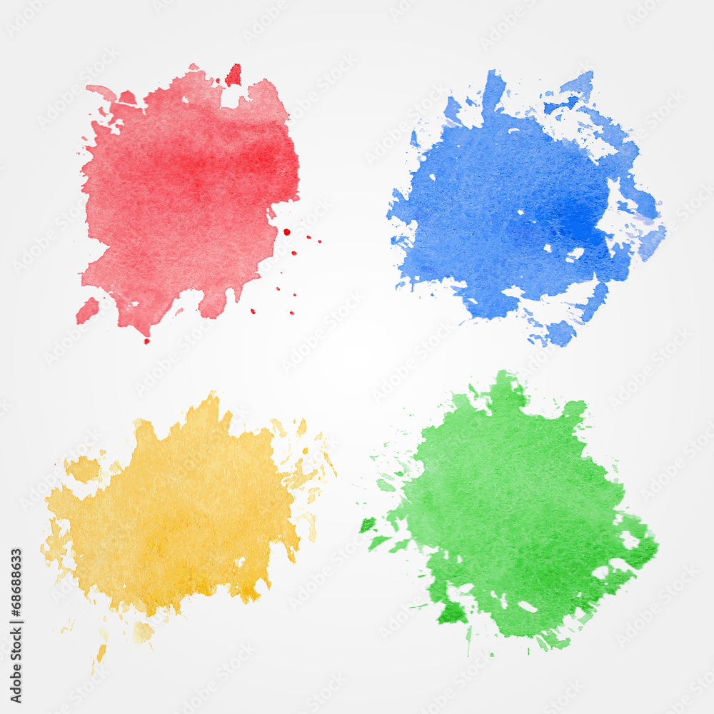 Watercolor background vector design hand drawn