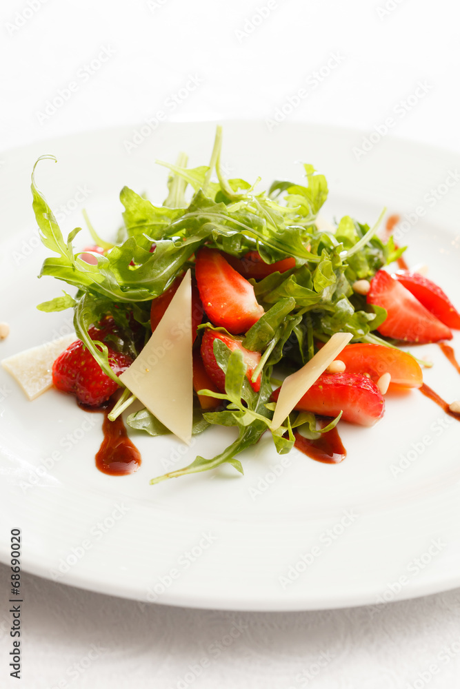salad with strawberries salad with strawberries