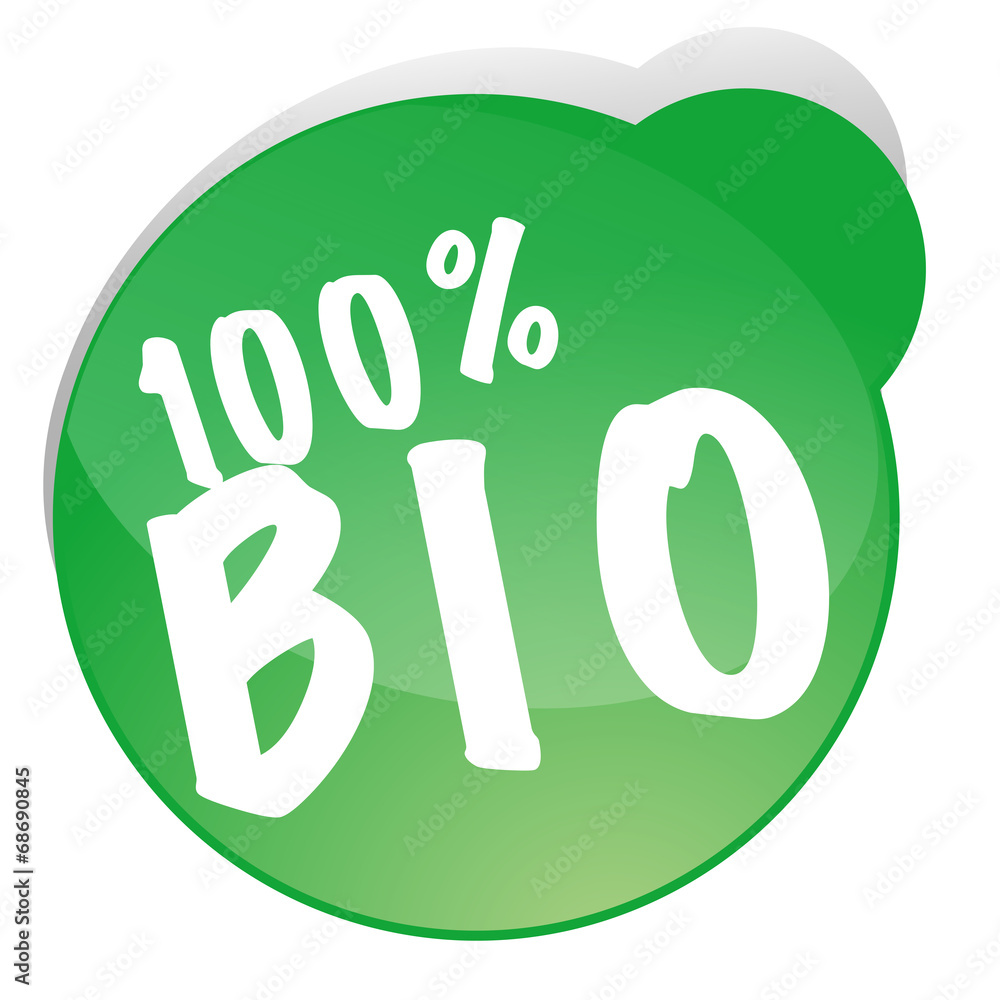 Fototapeta premium 100 % BIO Button
