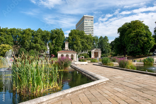 The Italian Gardens at Hyde Park in London