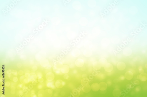 abstract bokeh lights green background