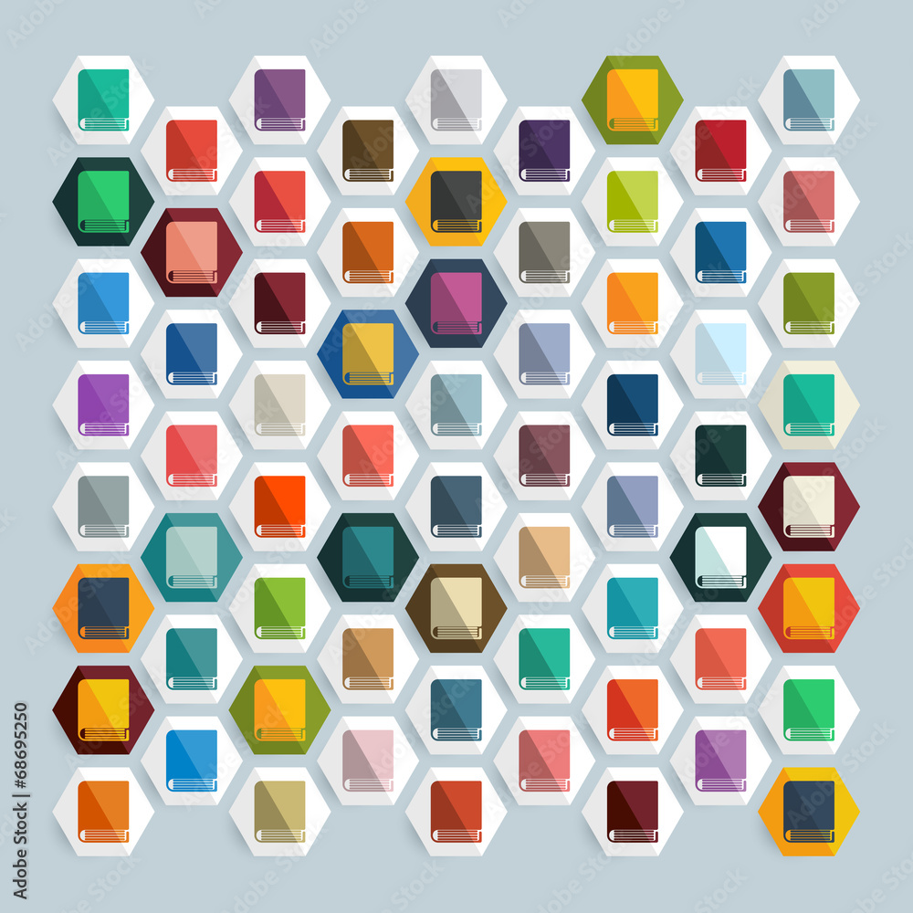 Flat design: book Flat design: book