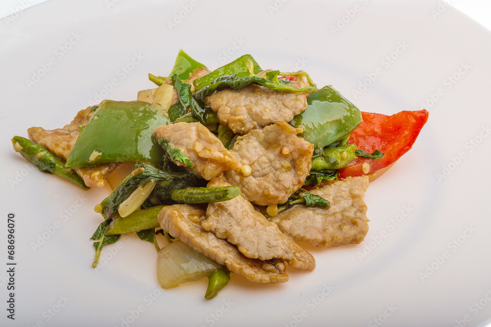 Pork with vegetables Pork with vegetables