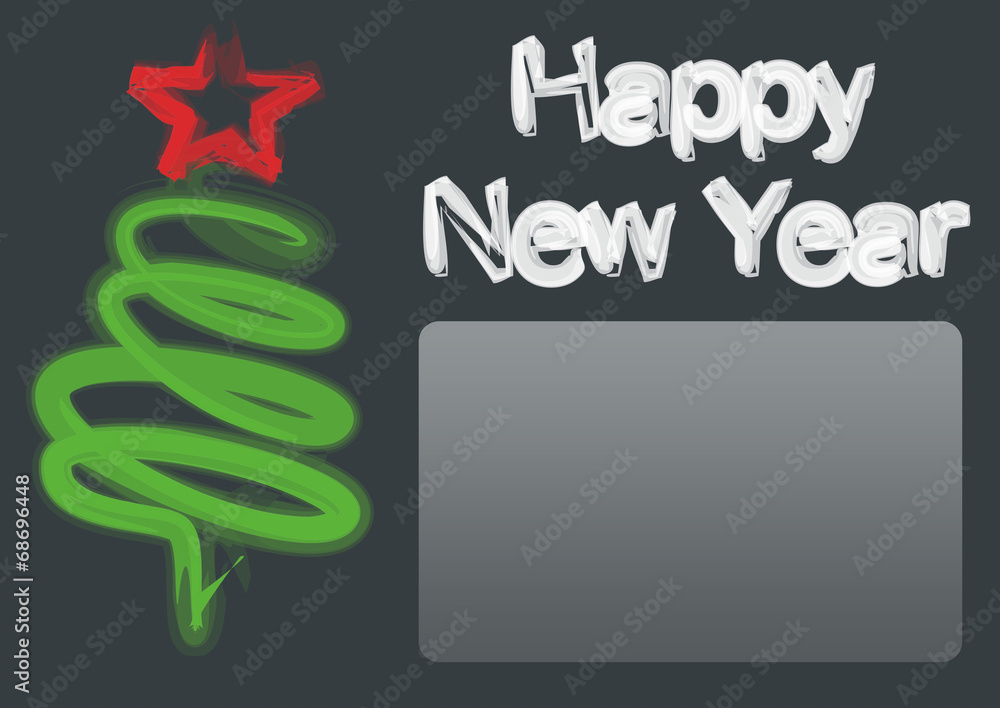 Christmas and  New year party background