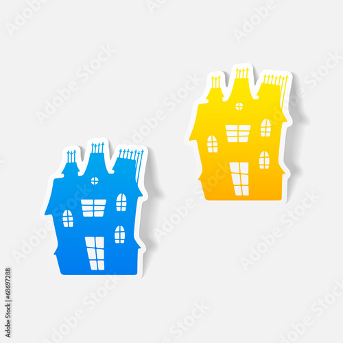 realistic design element: house