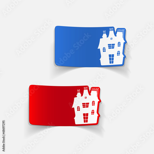 realistic design element: house