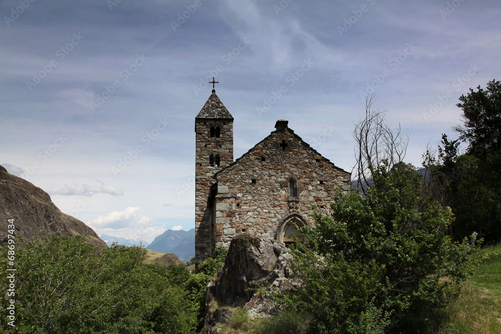 Chapelle de tous les Saints à Sion - Valère. Chapelle de tous les Saints à Sion - Valère.