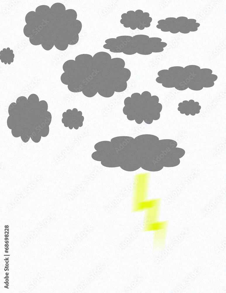 Two dimensional computer design of storm clouds Two dimensional computer design of storm clouds