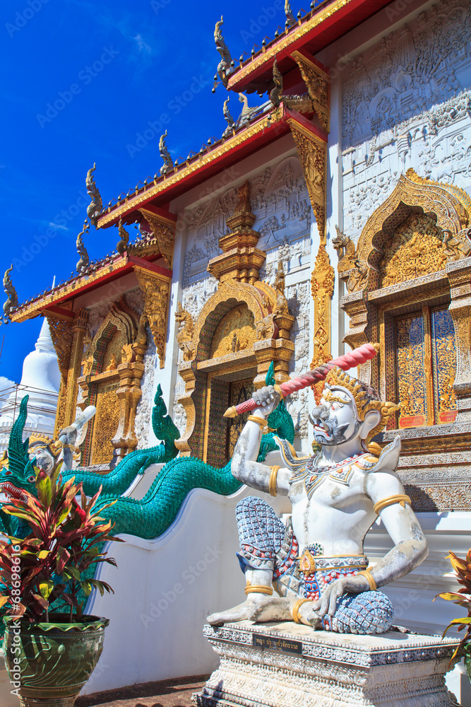 Giant statue at Wat  Ban Den in Chiangmai province of Thailand