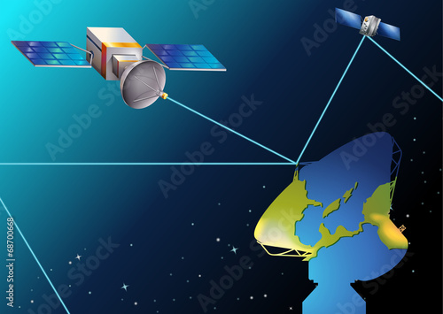 Satellites near Earth