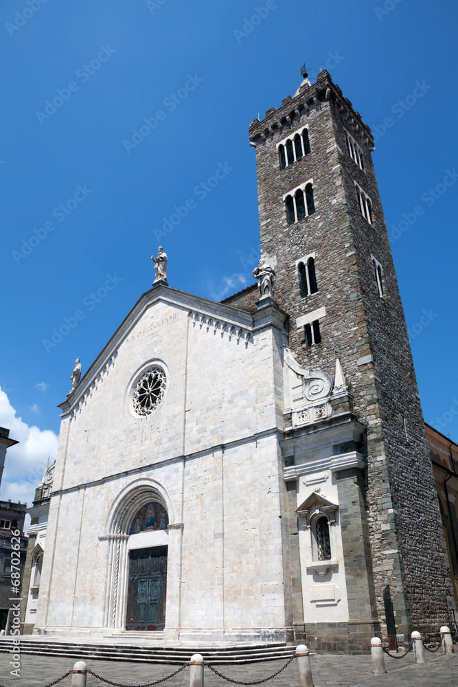 Sarzana Cathedral in Sarzana, Liguria, Italy