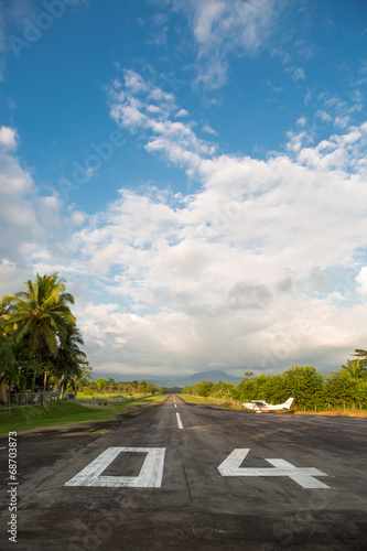 Empty airport in Quepos, Costa Rica