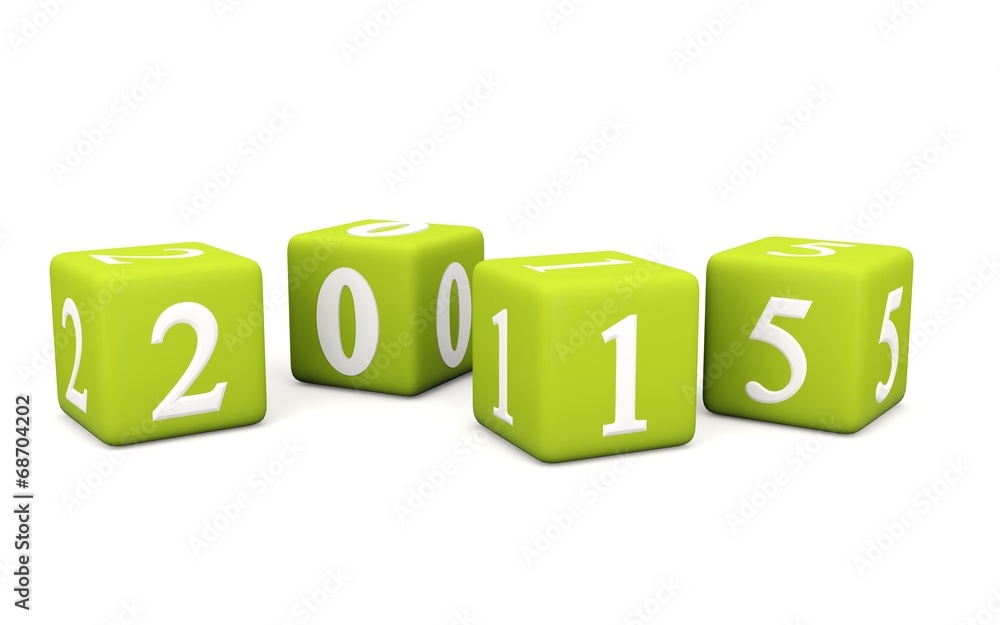 2015 New Year sign on bricks 2015 New Year sign on bricks