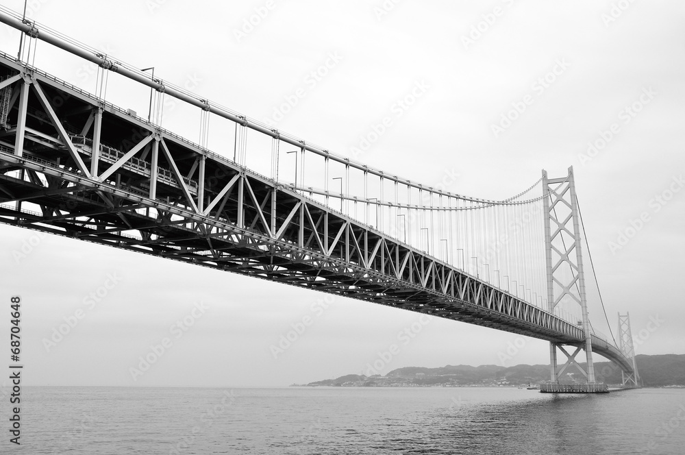 Akashi Kaikyo bridge, Kobe, Japan