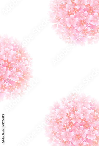 桜　年賀状　背景