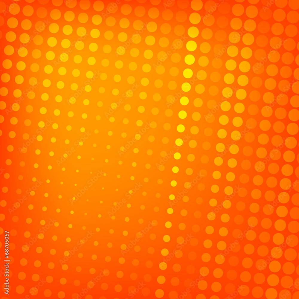 Abstract dotted orange background Abstract dotted orange background