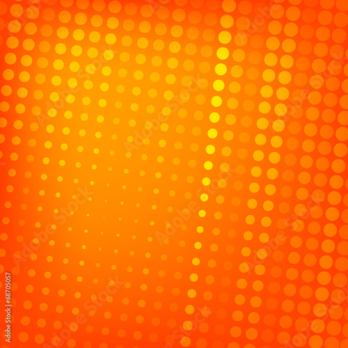 Abstract dotted orange background