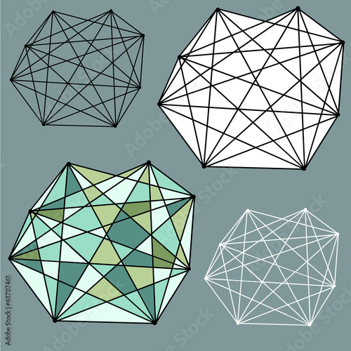 Abstract geometric shapes