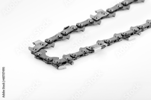 Valokuva metal chain saw pattern background