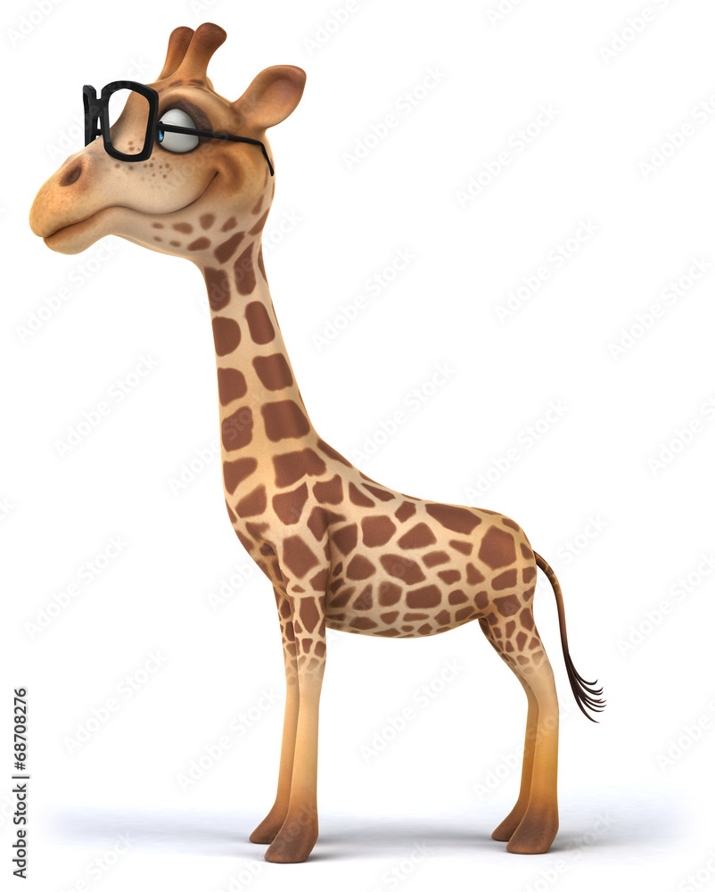 Fun giraffe