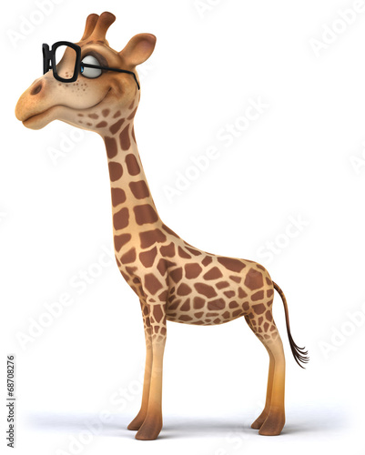 Fun giraffe