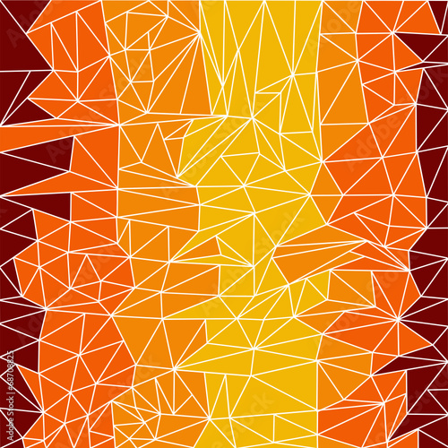 Autumn coloured mosaic background