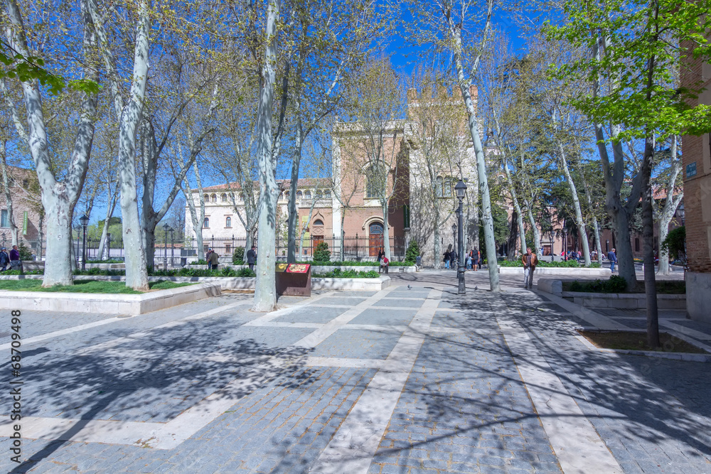 parks and gardens of the city of Alcala de Henares, Spain